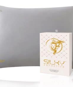 Funda de Almohada de Seda Premium Silky -Plata