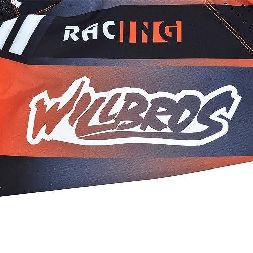 Pantalones de motocross Willbros MX Dirt Bike -Naranja - Imagen 6