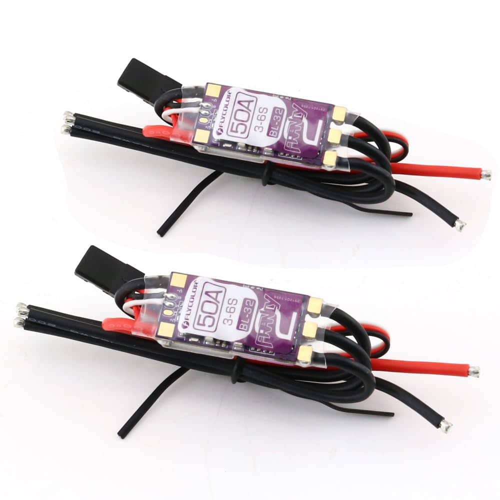 2PCS FLYCOLOR Francy 2 50A Brushless ESC Controlador de