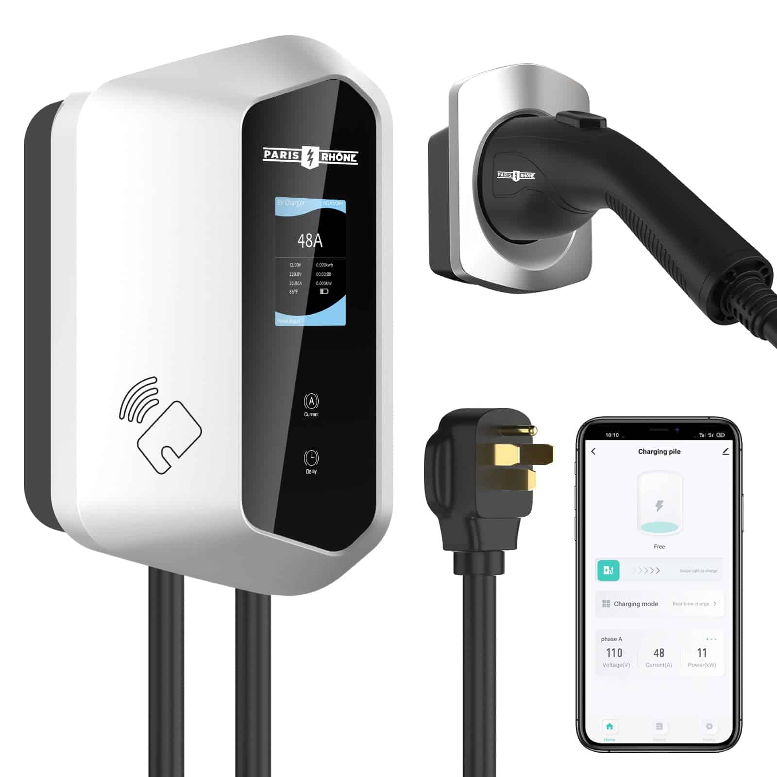 Cargador de Nivel 2 para Vehículos Eléctricos Paris RhÃ´ne,