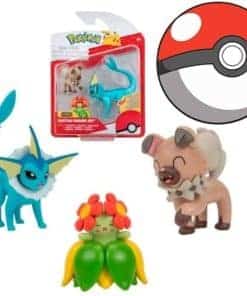 Pokemon Clip n Go Paquete de Figuras de Batalla con