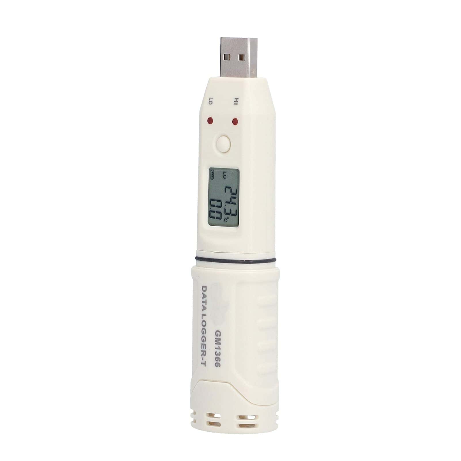 Registrador de temperatura y humedad jerss con USB