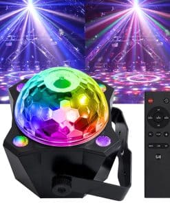 Luces de Fiesta de Bola de Discoteca Buclhoz Activadas por