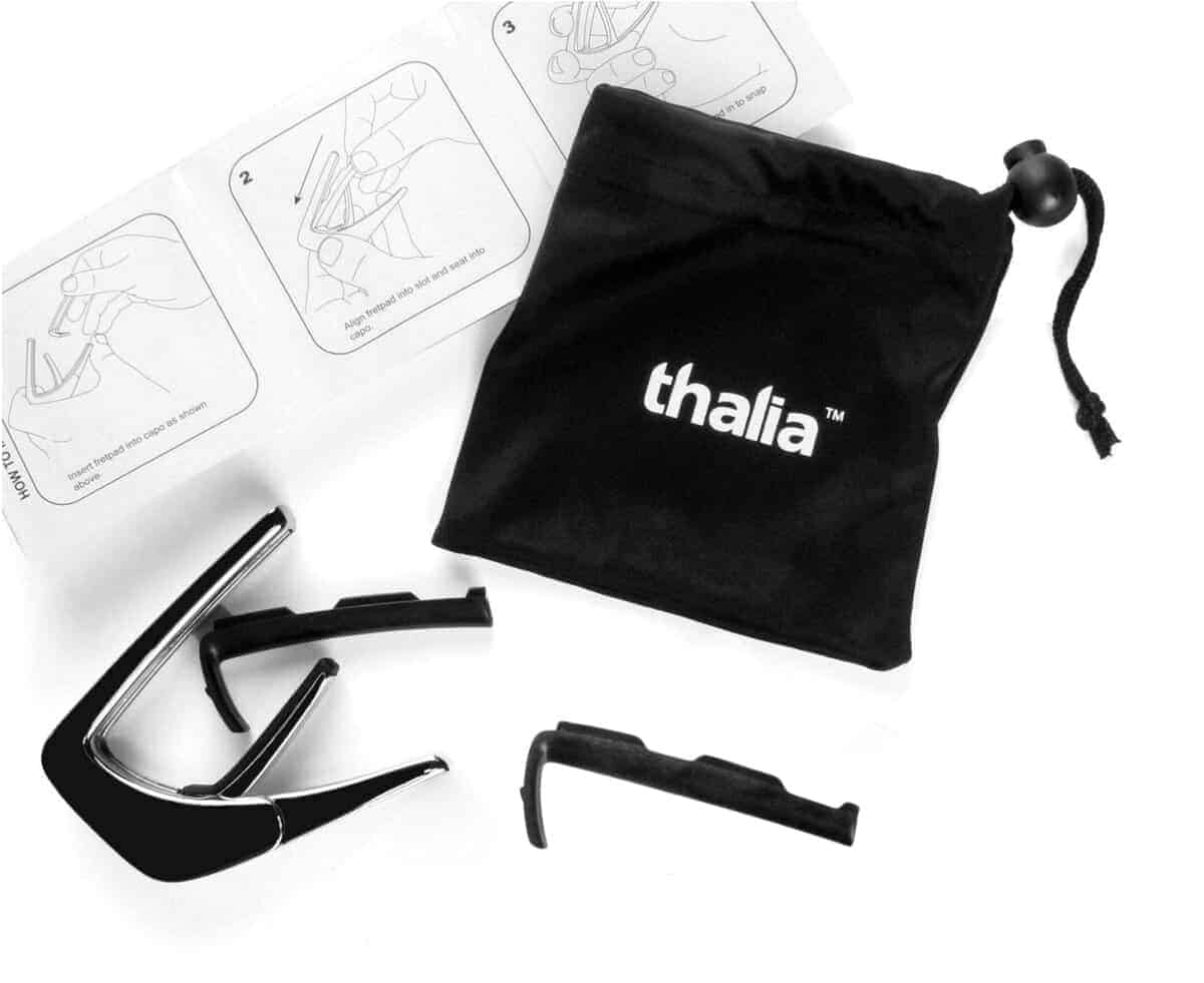 Capo de guitarra Thalia - Serie Exótica -Negro - Imagen 4