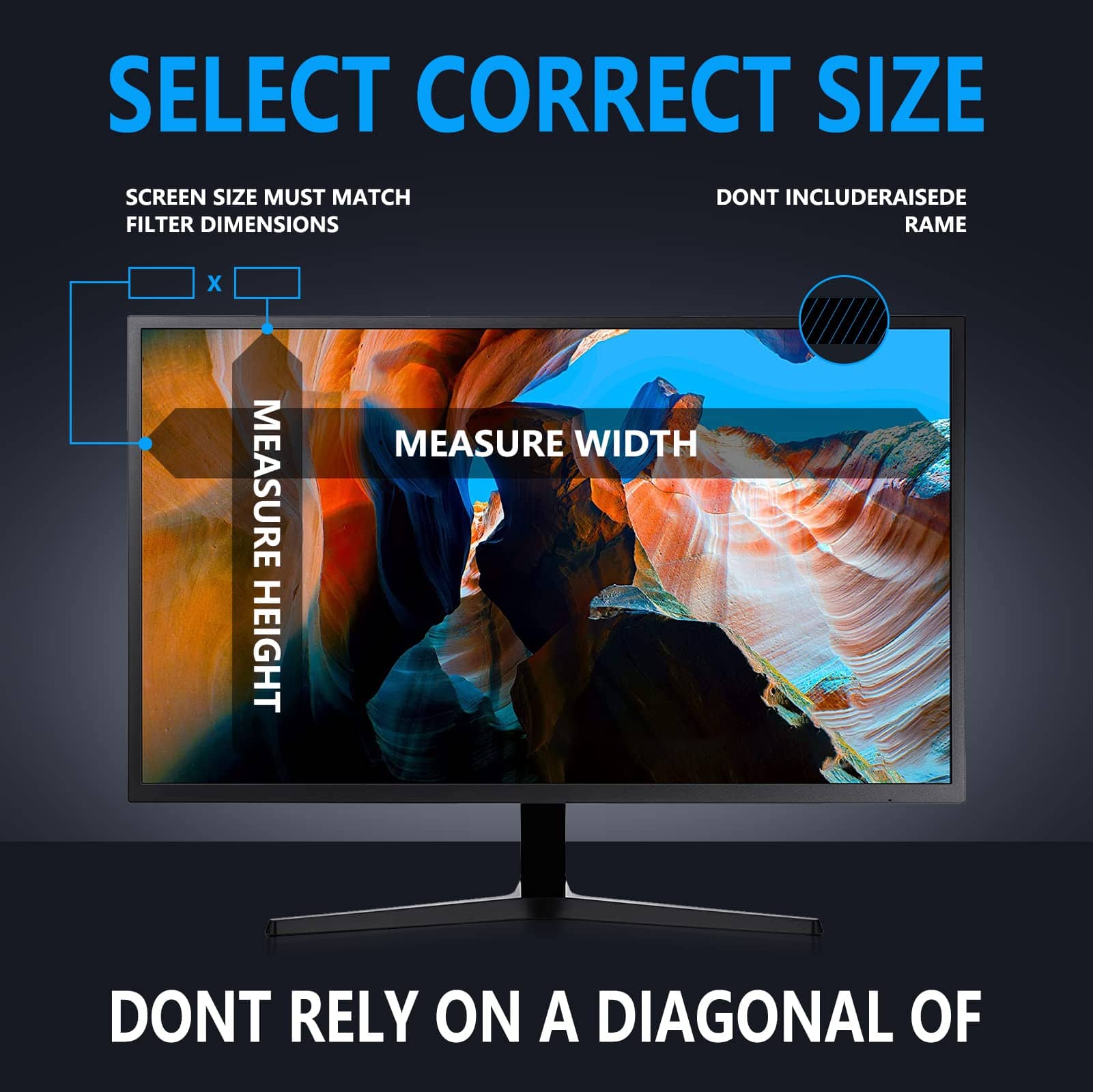 Ceydebne Filtro de Pantalla de Privacidad para Computadora - Imagen 5
