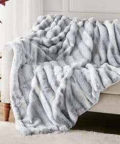 Manta de Lana de Felpa de Lujo Hyde Lane - Mantas Ultra