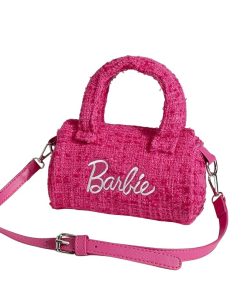 Bolso de mano cruzado en forma de barril para fiesta de