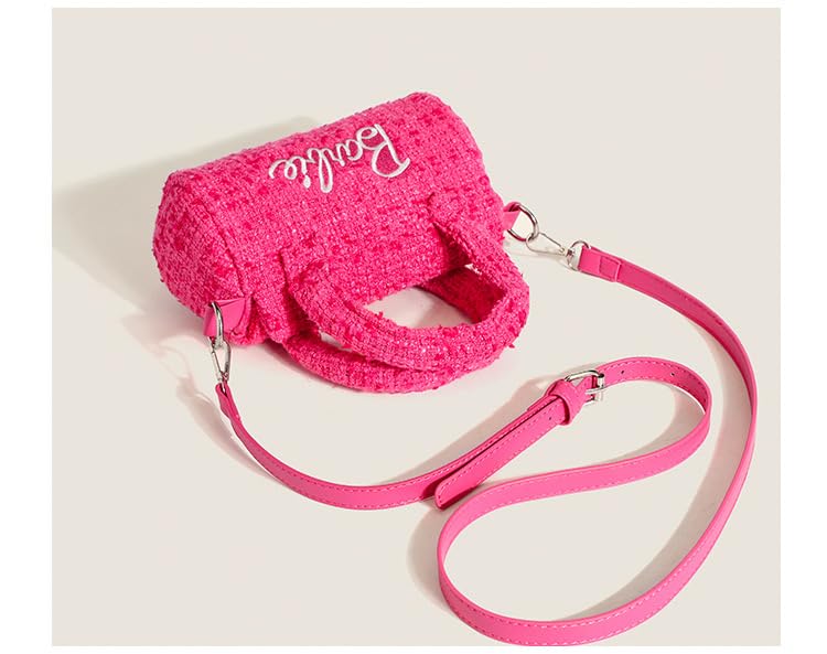 Bolso de mano cruzado en forma de barril para fiesta de - Imagen 6