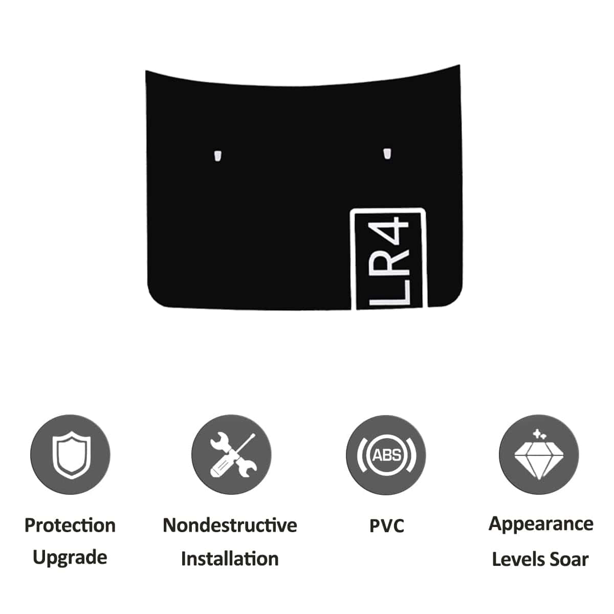 Calcomanía de Capó de PVC para Land Rover Discovery 3 4 - - Imagen 8