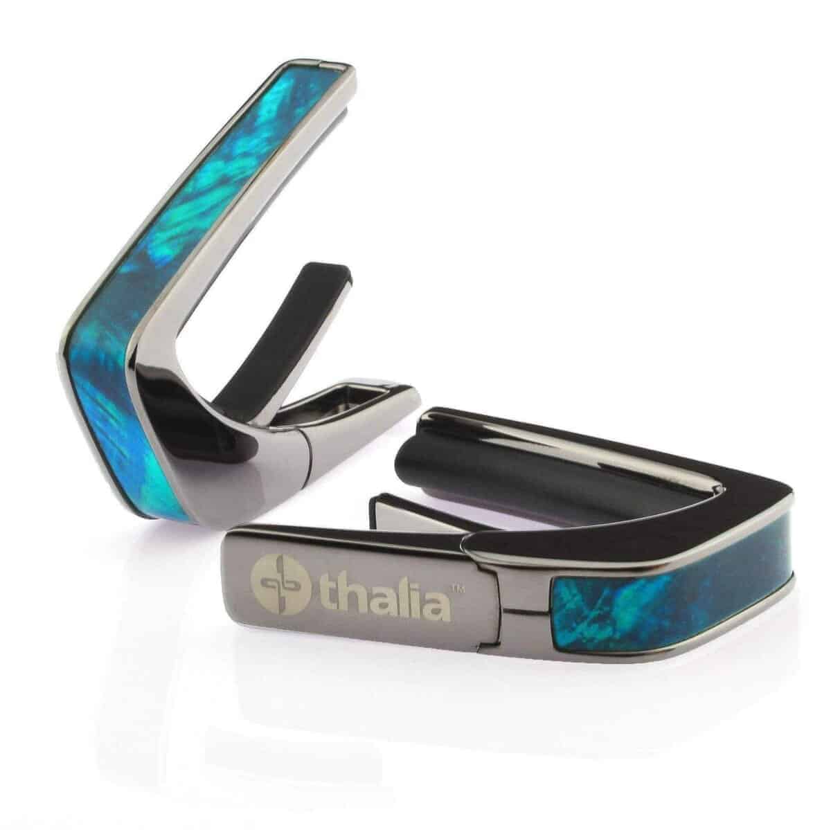 Thalia Guitar Capo - Serie Exótica (Nuevo -Negro, teal