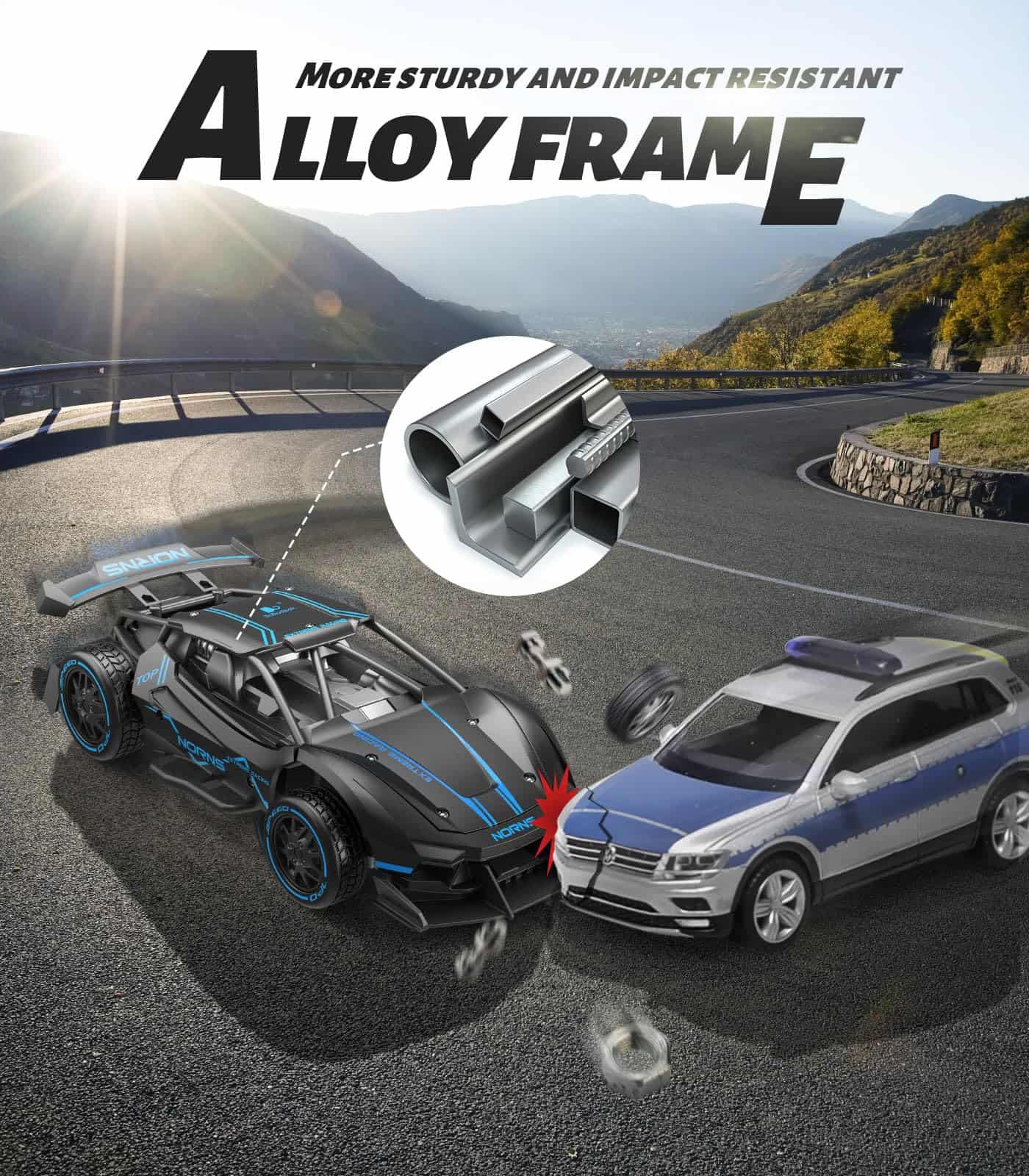 Coche teledirigido DoDoeleph para niños y niñas, Coche RC - Imagen 4