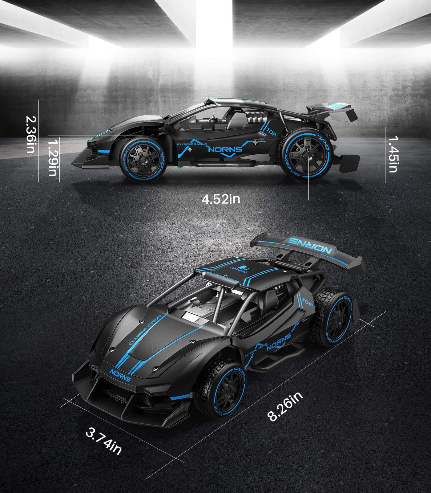 Coche teledirigido DoDoeleph para niños y niñas, Coche RC - Imagen 5