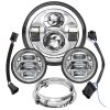AVOUZ Faro LED para Motocicleta de 7 pulgadas Kit para