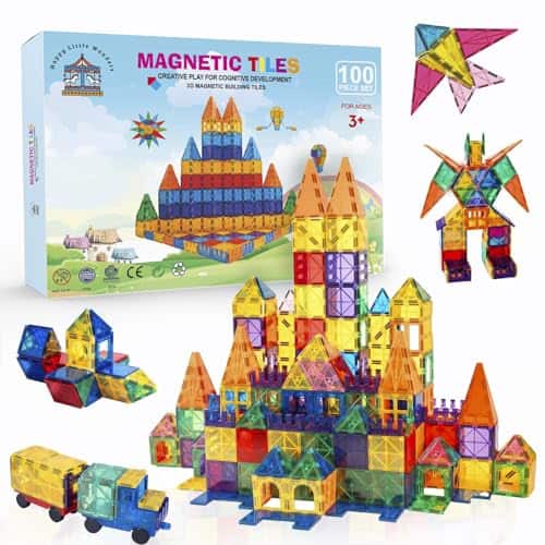 Conjunto de Construcción Magnética Deluxe de 100 Piezas