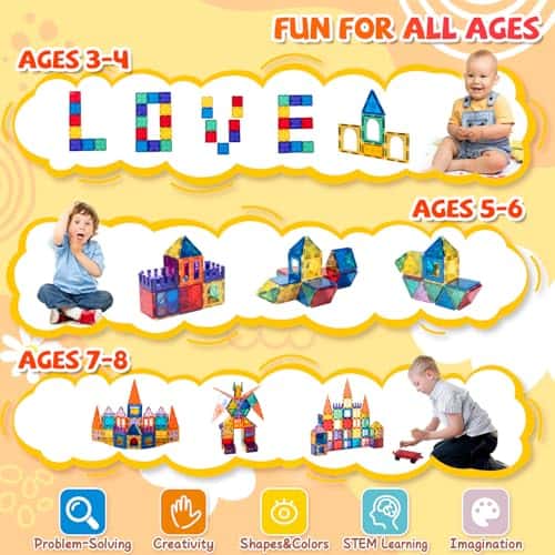 Conjunto de Construcción Magnética Deluxe de 100 Piezas - Imagen 7