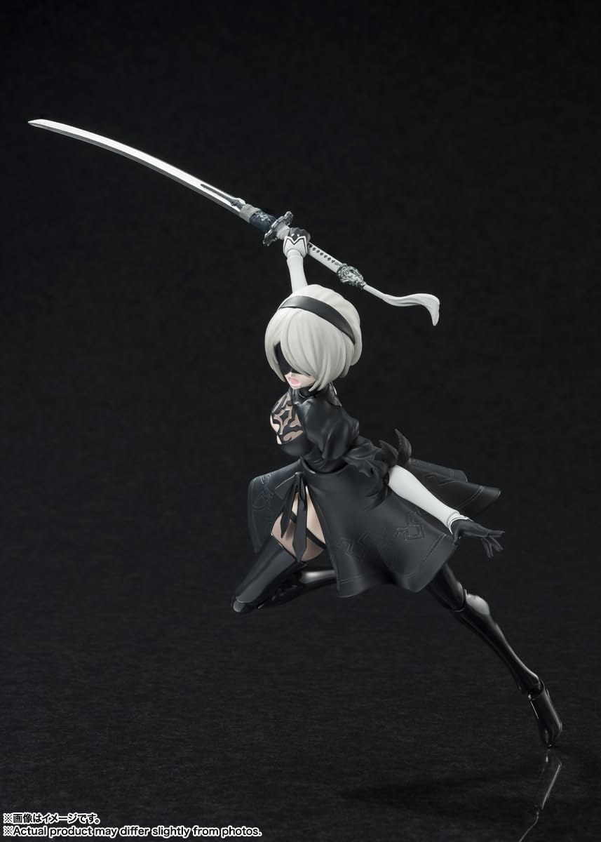 TAMASHII NATIONS - NieR:Automata Ver1.1a - S.H.Figuarts - 2B - Imagen 5