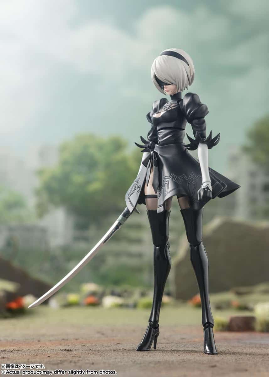 TAMASHII NATIONS - NieR:Automata Ver1.1a - S.H.Figuarts - 2B - Imagen 9