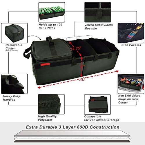 Organizador de maletero de base rígida de alta resistencia - Imagen 5