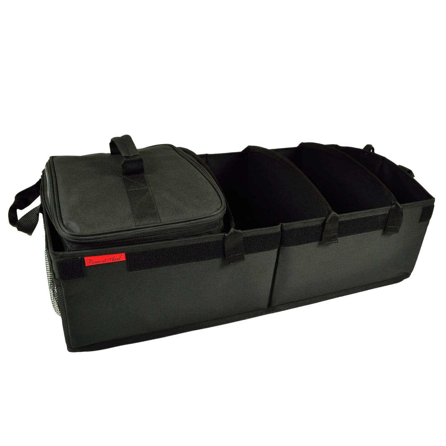 Organizador de maletero resistente con base rígida de