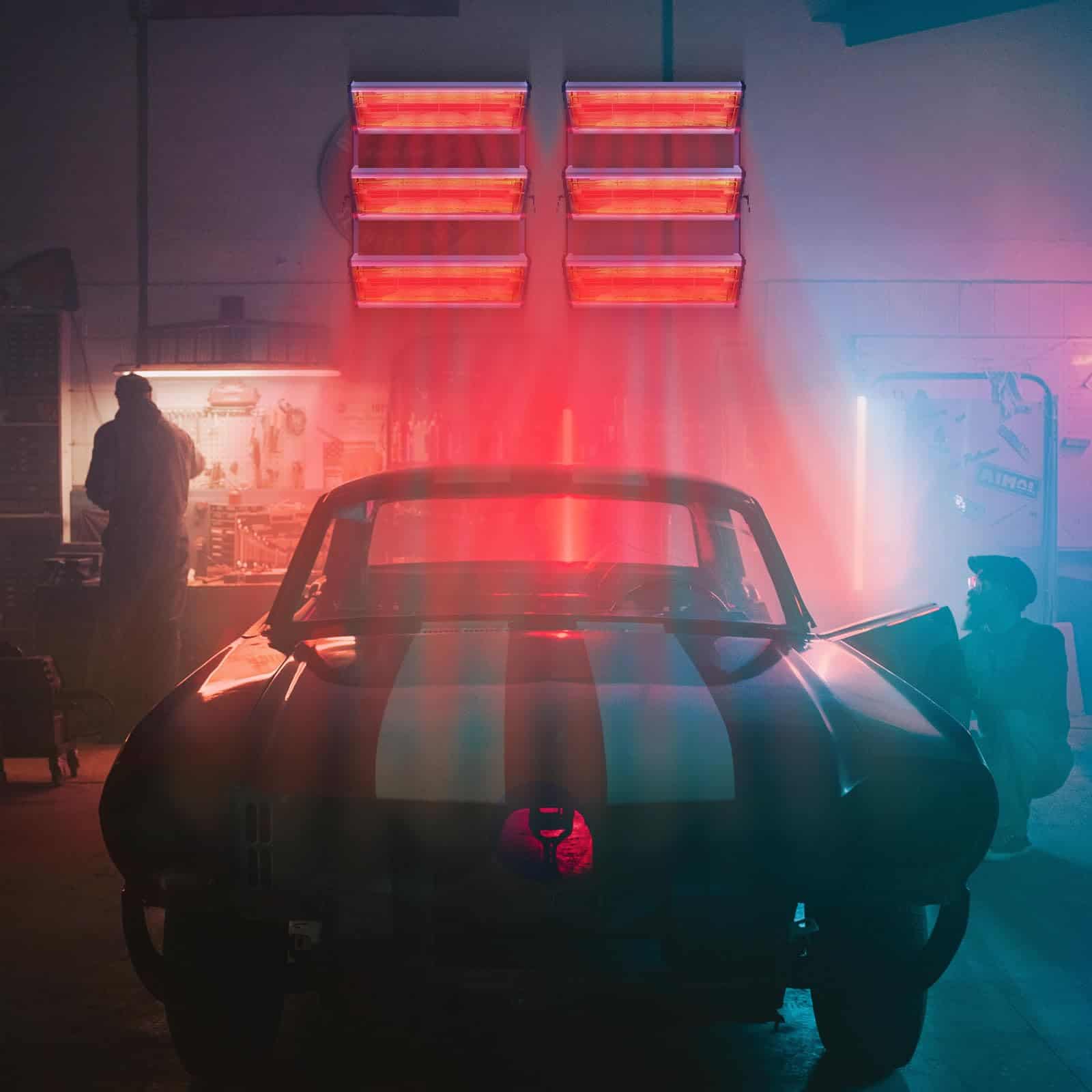 Lámpara de Curado de Pintura Infrarroja Solary - 3000W 110V - Imagen 3