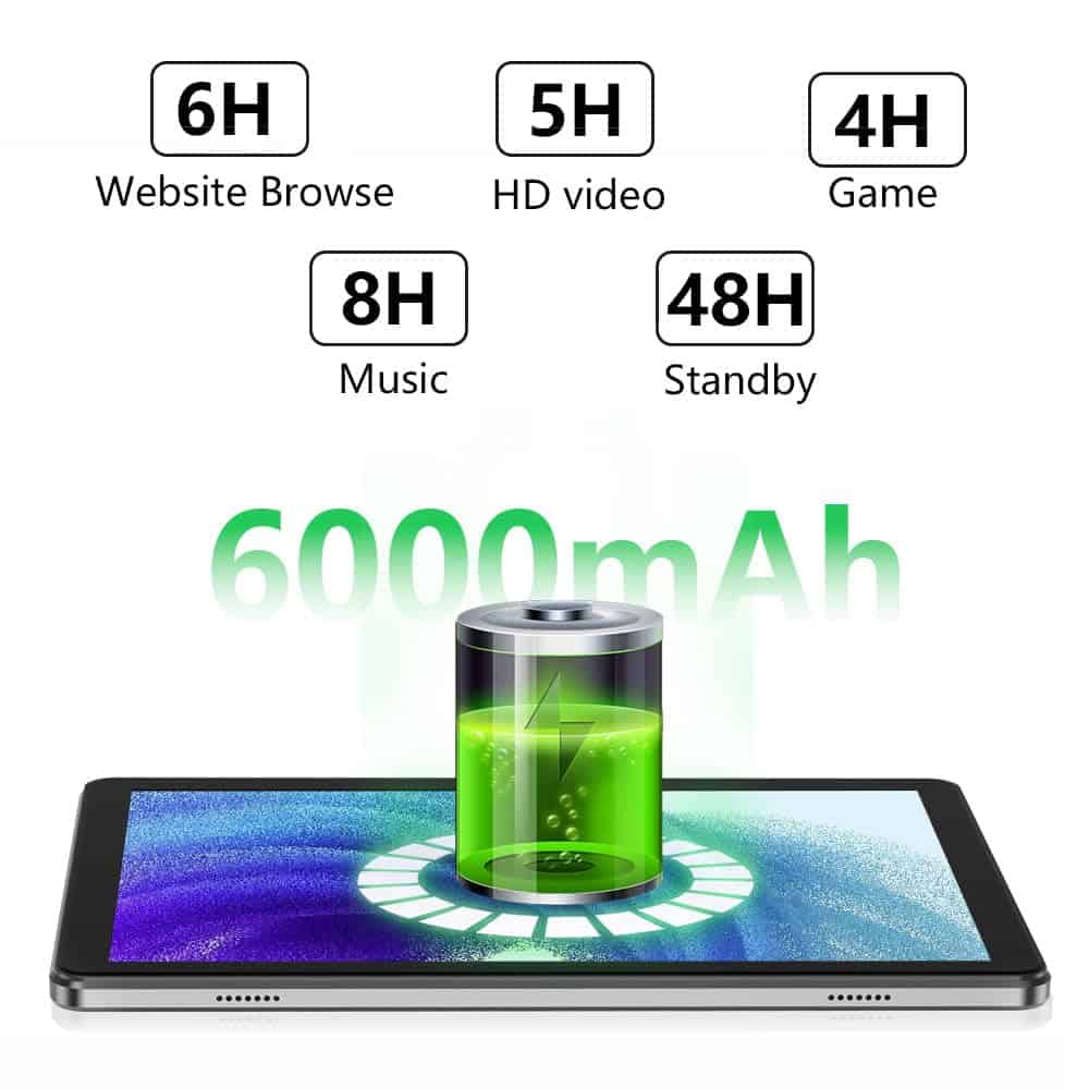 Tableta JUNINKE de 10 pulgadas Android 13, 8GB (4+4) RAM - Imagen 6