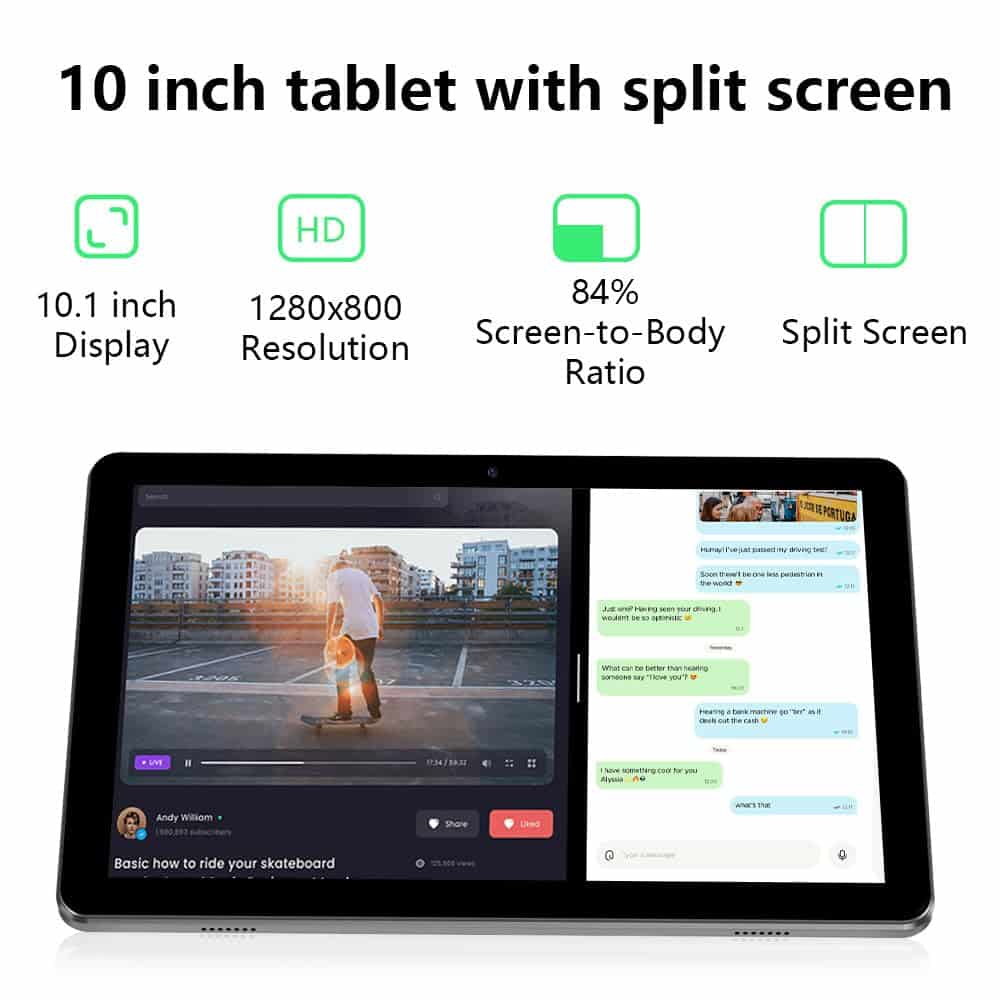 Tableta JUNINKE de 10 pulgadas Android 13, 8GB (4+4) RAM - Imagen 7