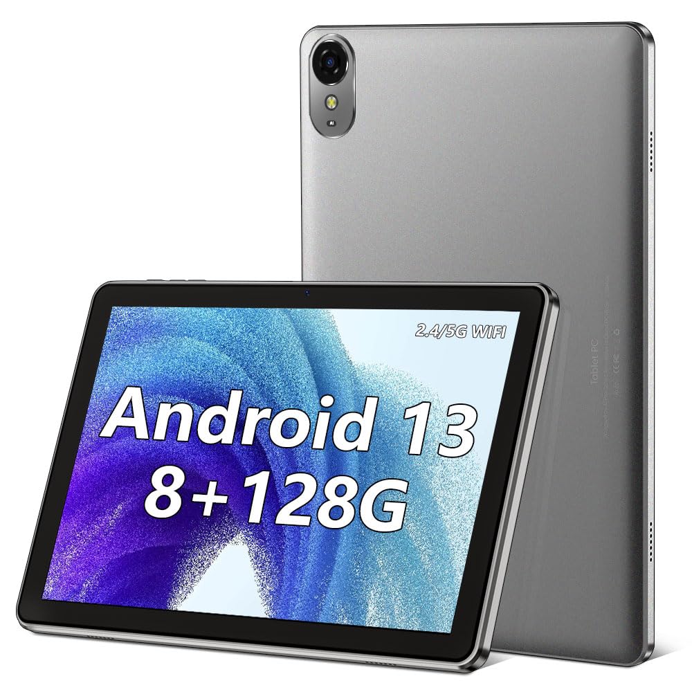 Tableta JUNINKE de 10 pulgadas Android 13, 8GB (4+4) RAM