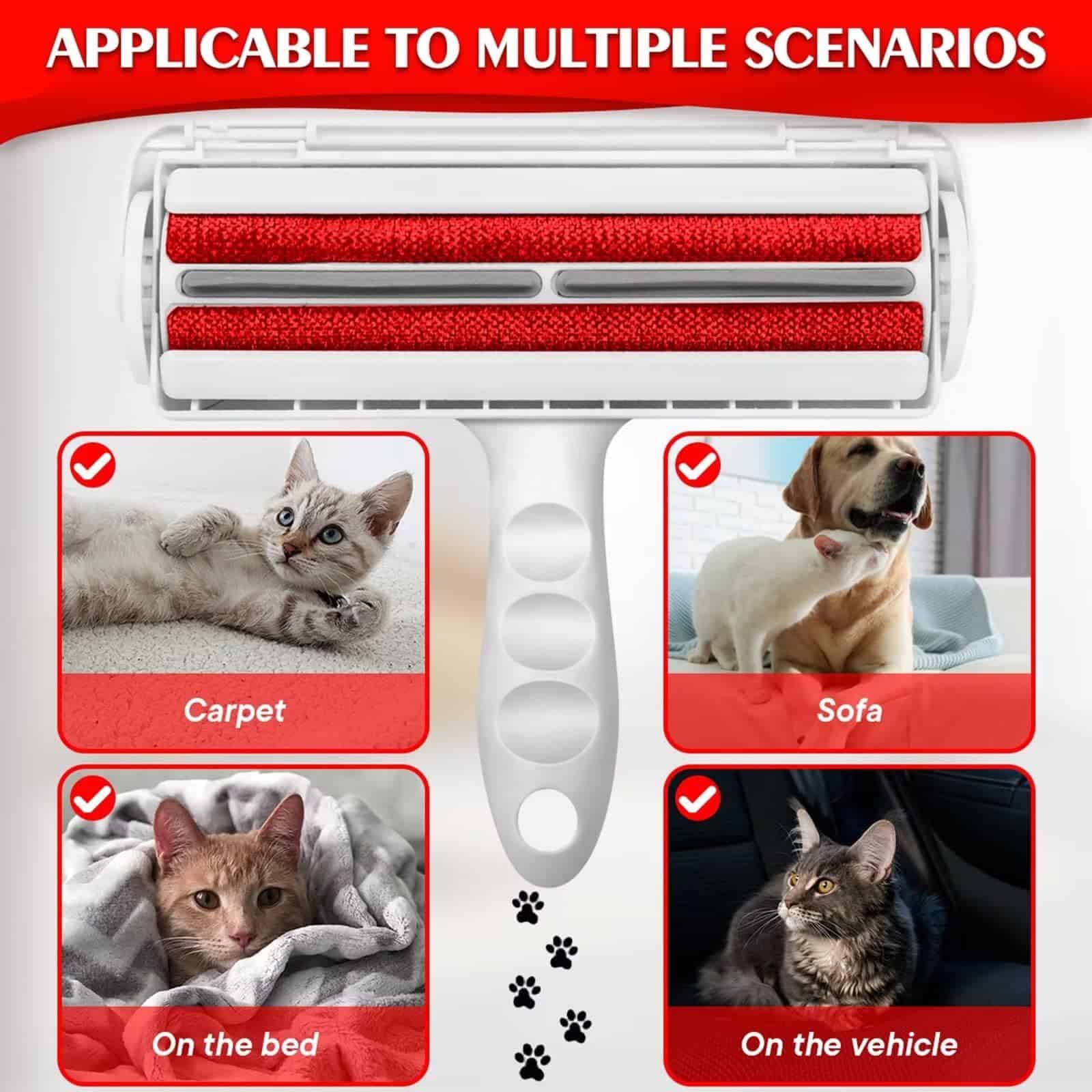 Rodillo Quita Pelos de Mascotas - Removedor de Pelo de - Imagen 6