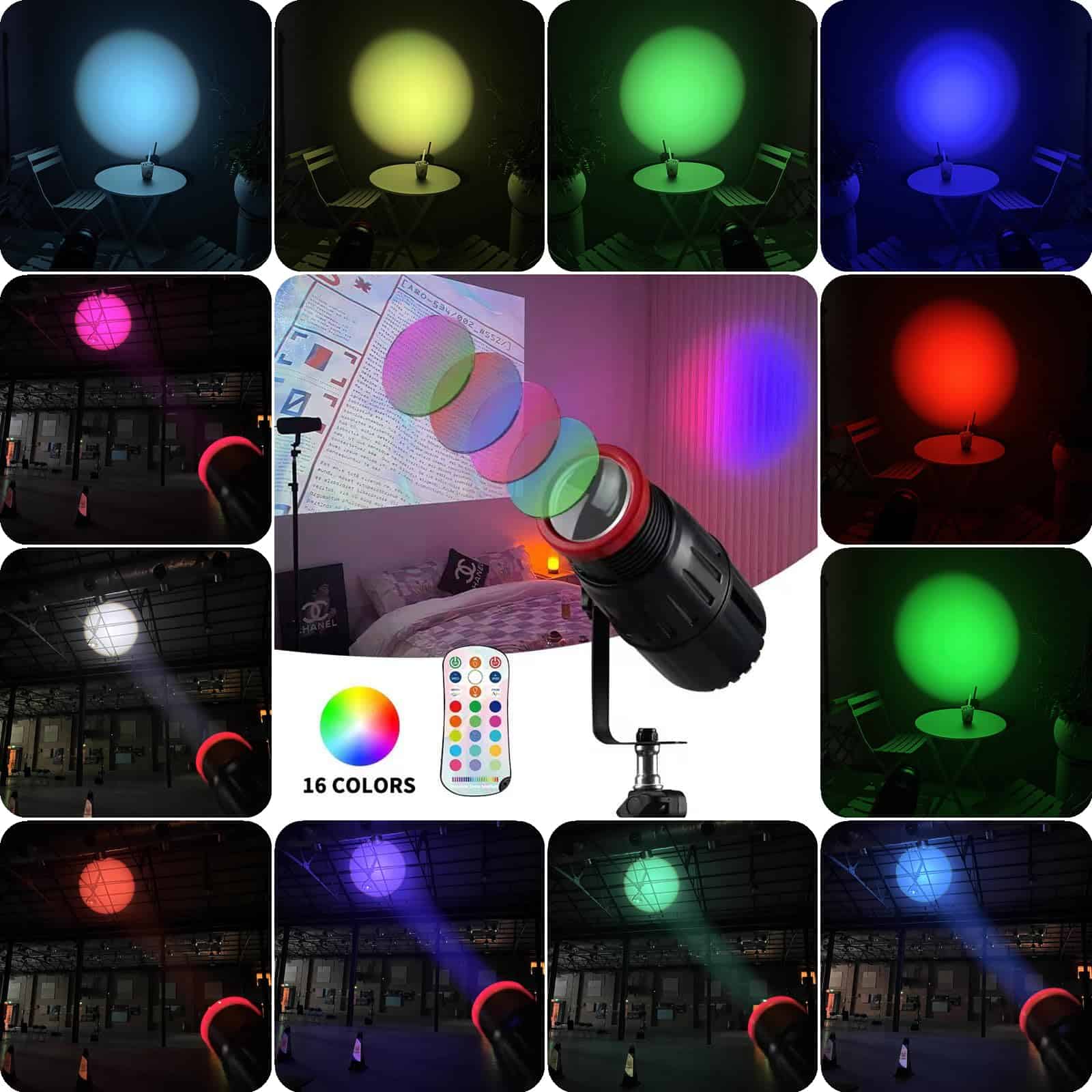 AeeKoo Pinspot Lights, Enfoque Manual 18W Foco de Bola de - Imagen 9