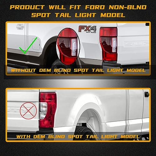 MiKaFex Luz Trasera Izquierda del Conductor Compatible con - Imagen 4