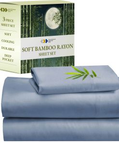 Juego de sábanas California Design Den para cama -Azul Horte