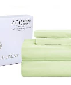 Juego de Sábanas de 4 Piezas Queen 400 Hilos 100% Algodón