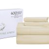 Juego de sábanas de algodón americano 100% de 400 hilos