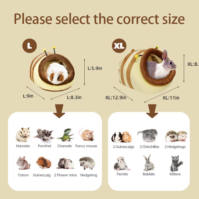 Cama y escondite para cobayas y otros animales pequeños - Imagen 6