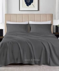 Juego de Sábanas Premium de 4 Piezas - Tamaño Alaskan King