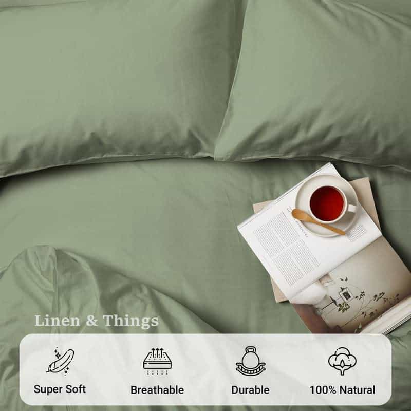 Juego de sábanas de lujo de alta calidad Short Alaskan King - Imagen 5