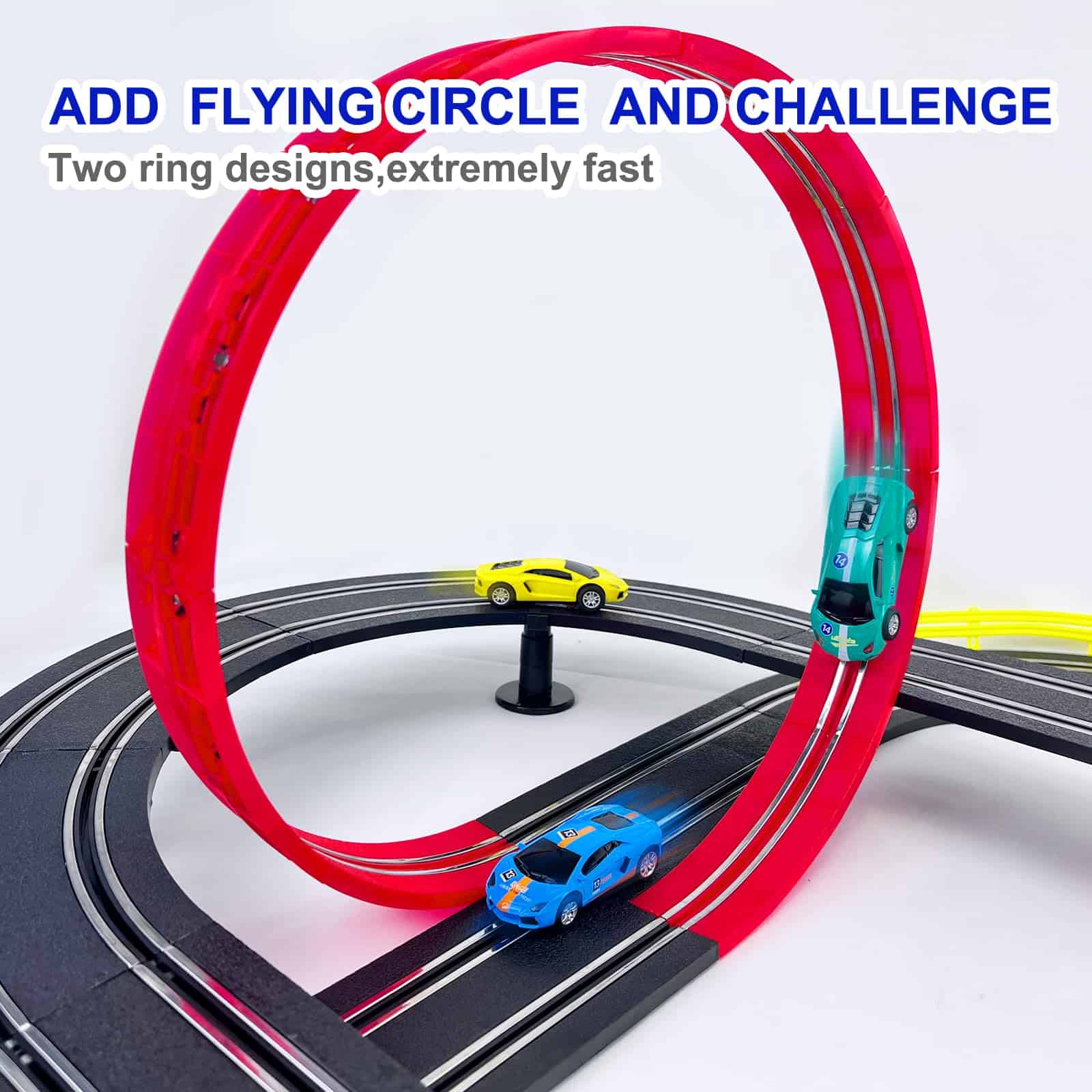 Set de Pista de Carreras Slot de Alta Velocidad GINCHO, - Imagen 7