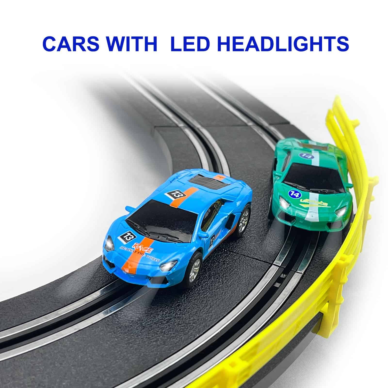 Set de Pista de Carreras Slot de Alta Velocidad GINCHO, - Imagen 10