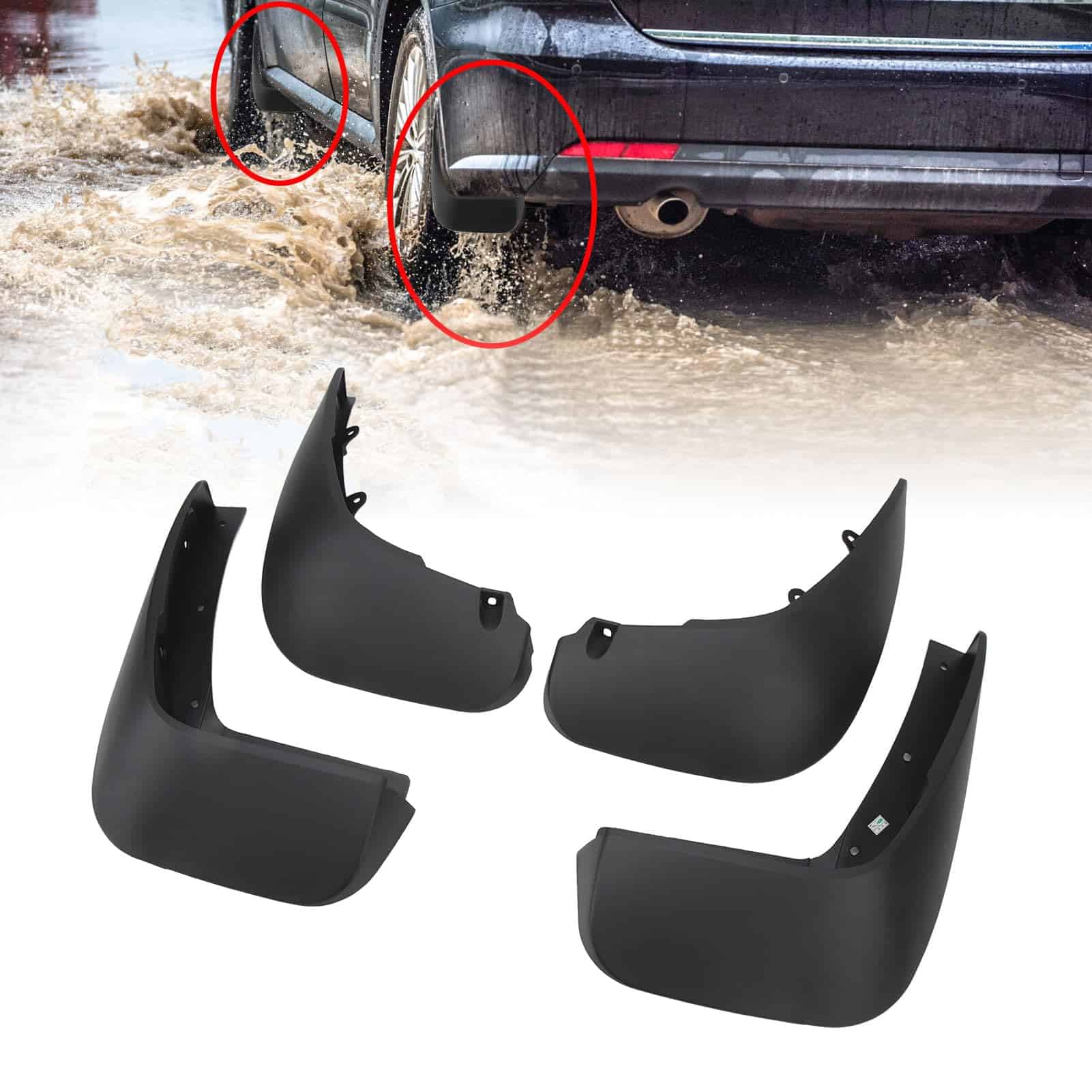 Guardabarros para Automóvil, Protector de Salpicaduras - Imagen 5