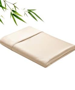 Sábana Plana de Bambú Viscosa, Sábana Plana de Tamaño Cal