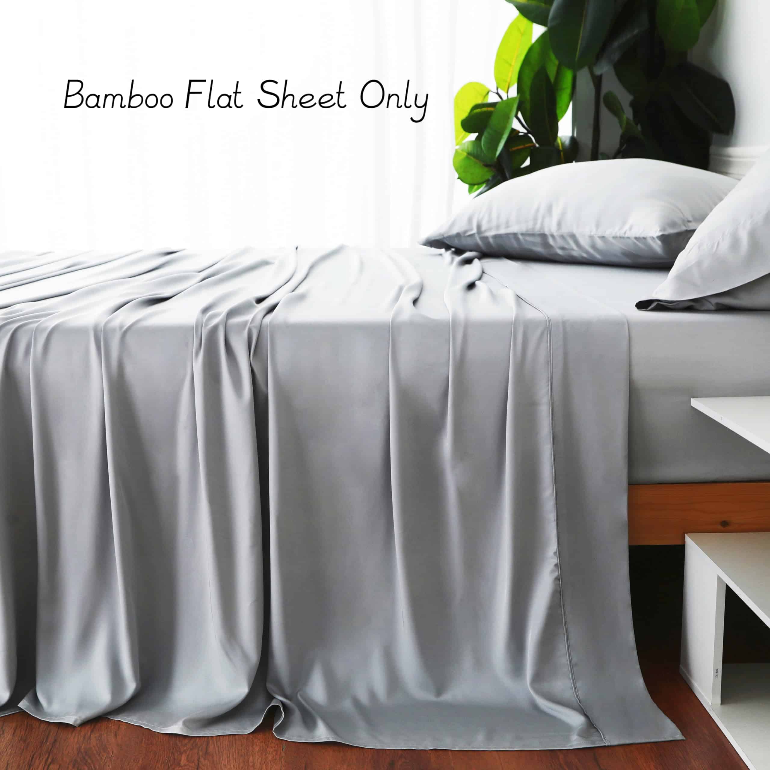 Sábana Plana de Viscosa de Bambú, Sólo la Sábana Plana en - Imagen 5