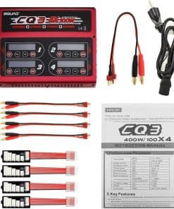 Cargador de Equilibrio BGUAD CQ3 10A 100W 1-6S 100Wx4/10Ax4
