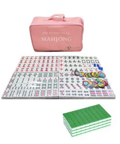Juego de Mahjong Chino AzulHome, 144 Azulejos Numerados de