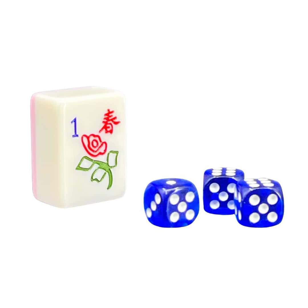 Juego de Mahjong Americano AzulHome, 166 -Rosado - Imagen 4