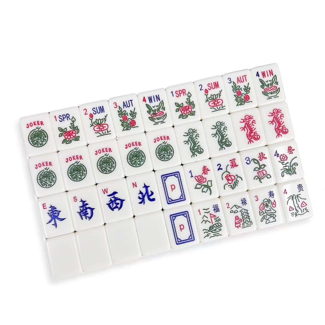 Juego de Mahjong Americano AzulHome, 166 -Rosado - Imagen 3