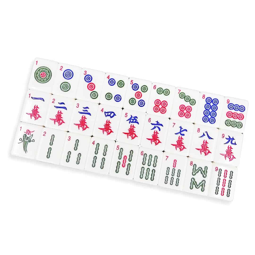 Juego de Mahjong Americano AzulHome, 166 -Rosado - Imagen 6