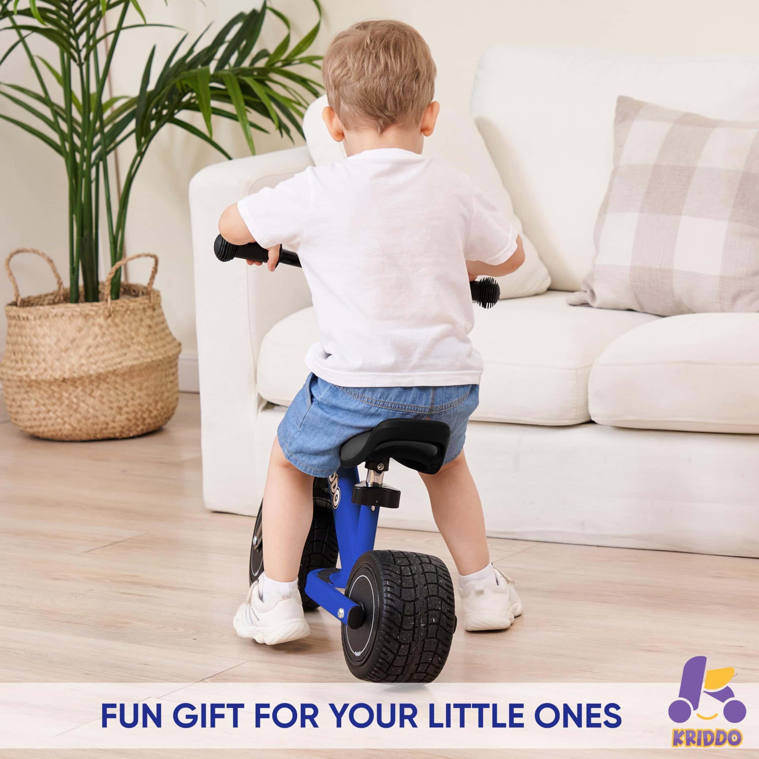 Bicicleta de Equilibrio para Bebés Diseño Mini Cruiser con - Imagen 5