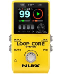 Pedal de Loop para Guitarra Estéreo NUX Loop Core, 6 horas