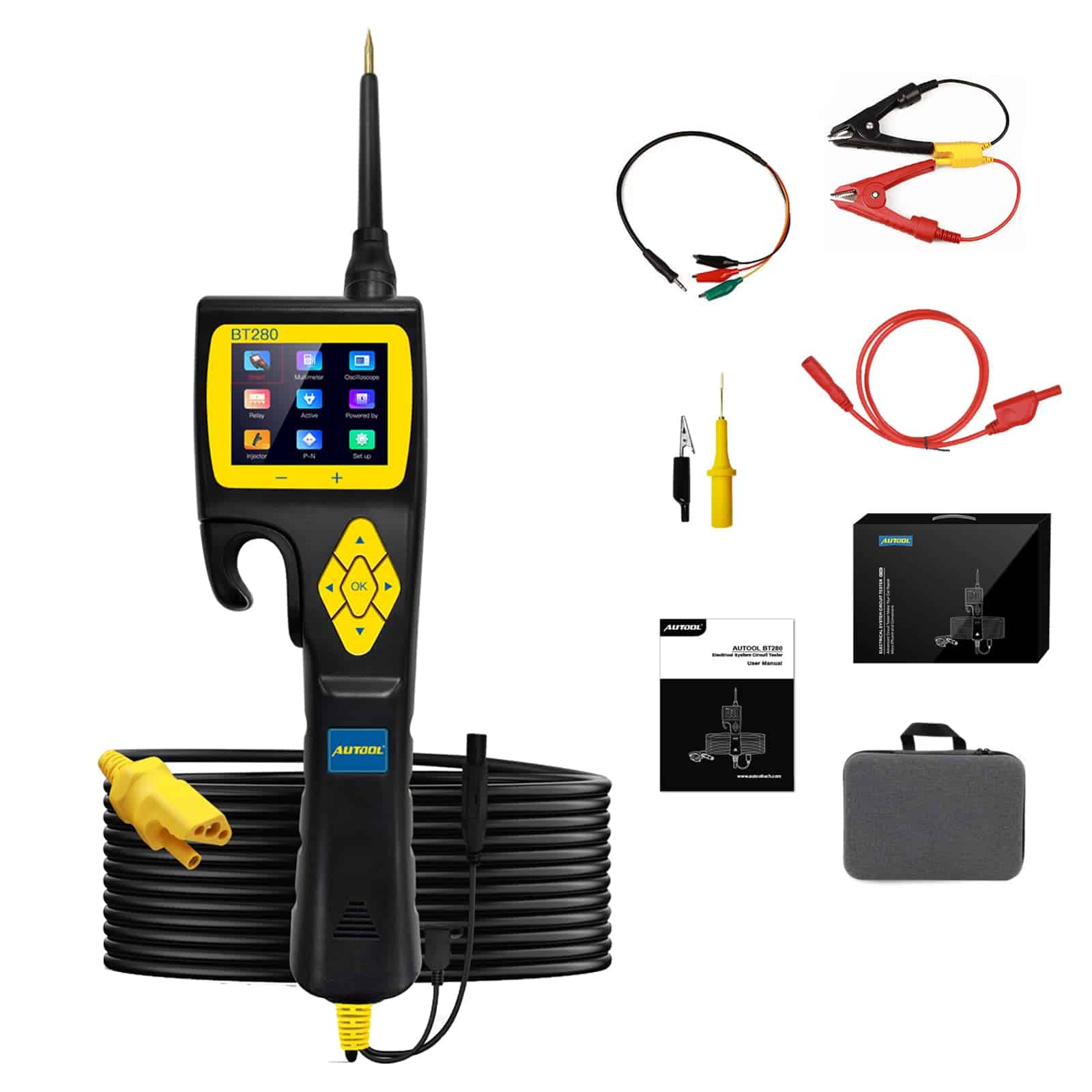 Probador de circuitos automotrices AUTOOL, Kit de sonda de