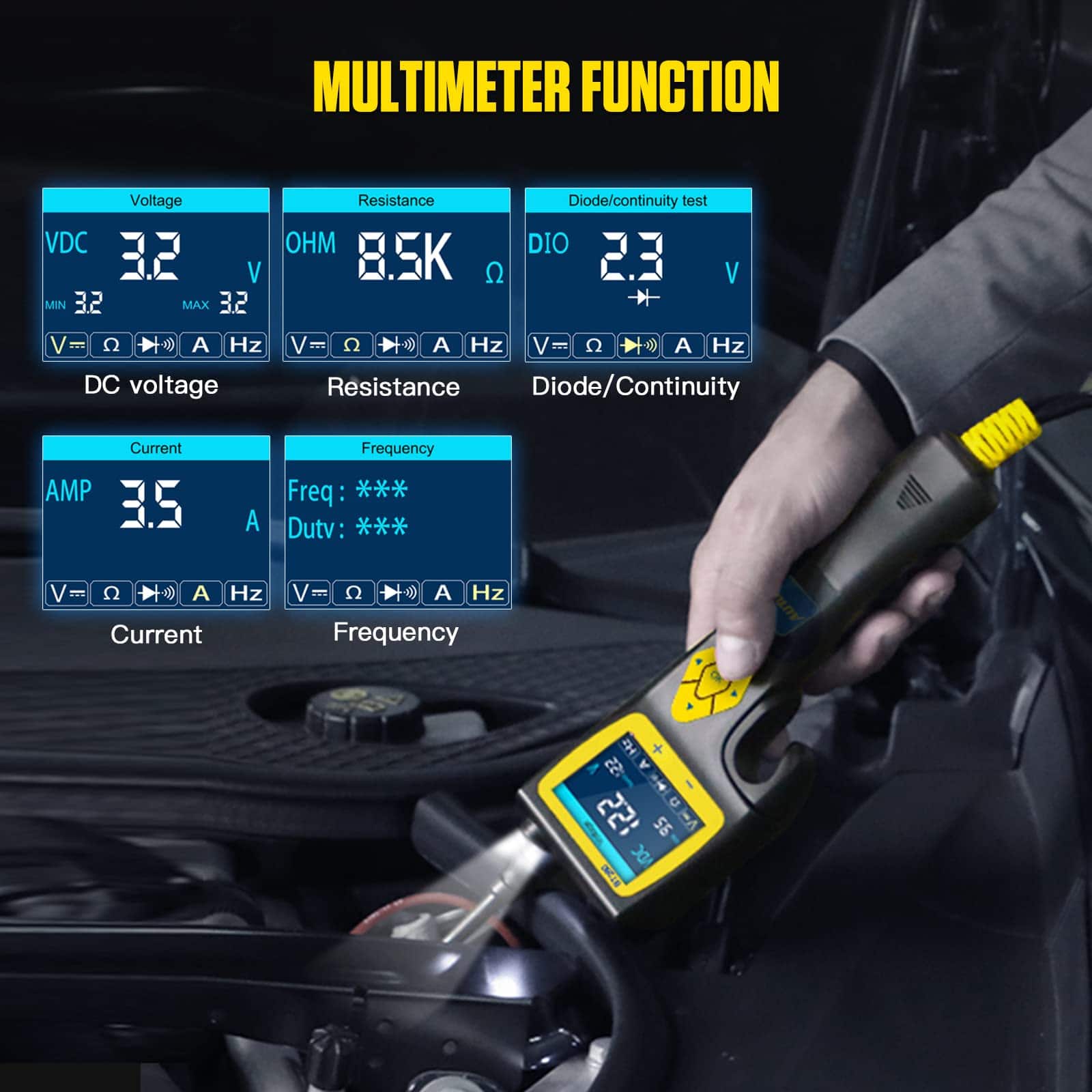 Probador de circuitos automotrices AUTOOL, Kit de sonda de - Imagen 4